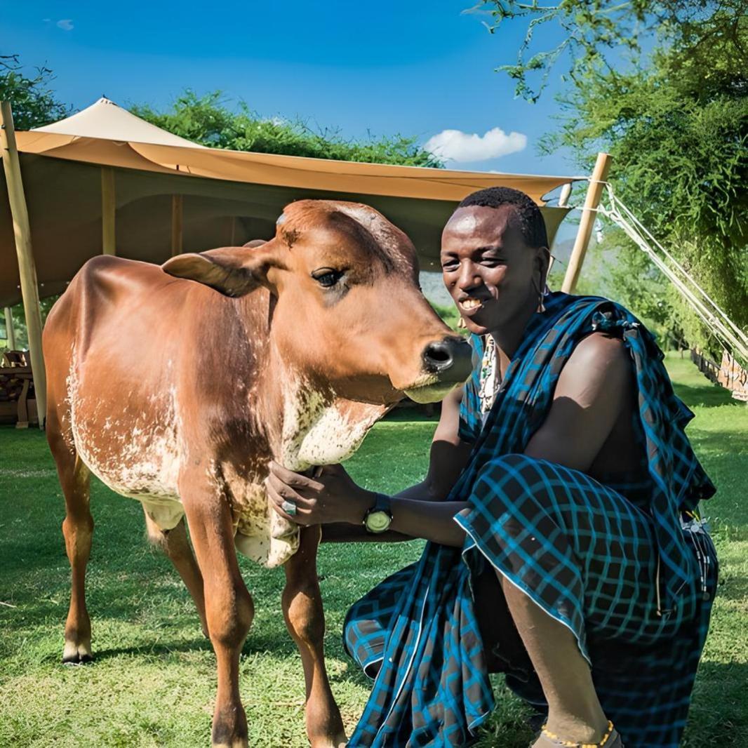 Lake Natron Maasai Giraffe Eco Lodge And Camping Mtowabaga Exterior foto